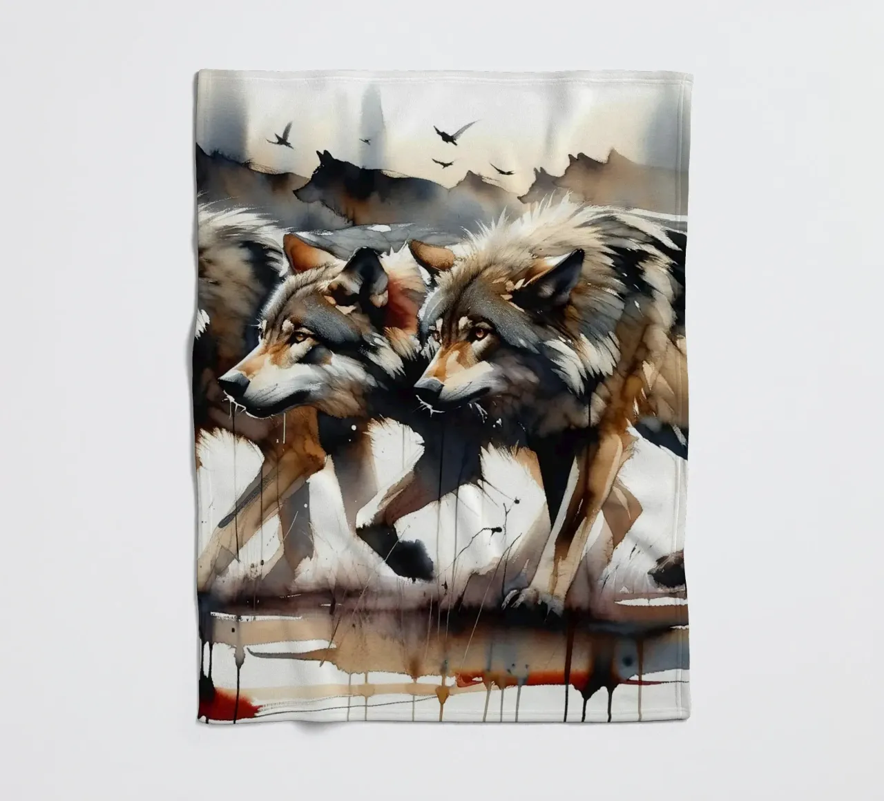 Alpha Wilderness coperta in pile da Chromatic Fusion Studio
