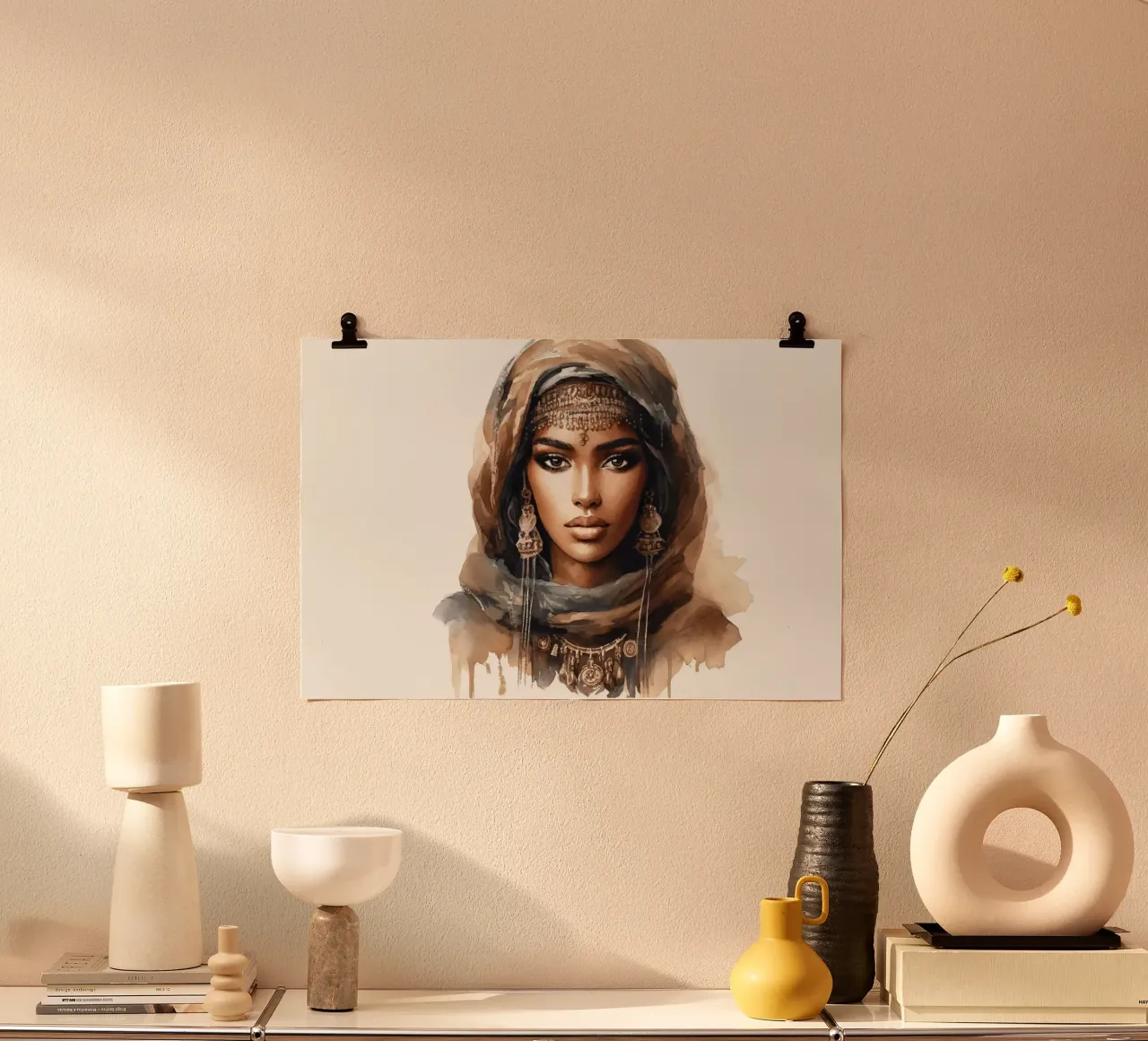 Ancienne muse du désert poster de Chromatic Fusion Studio