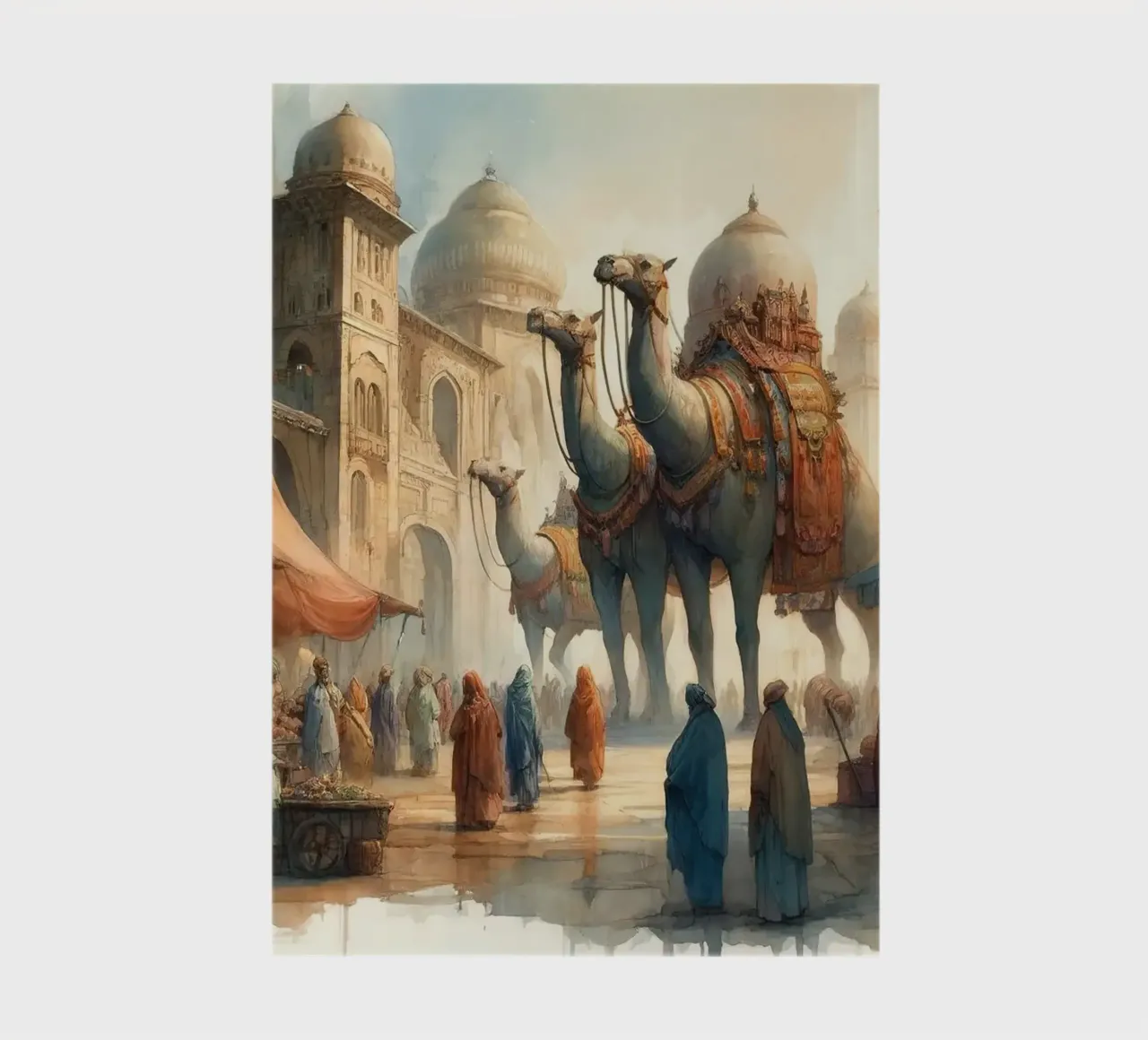 Ancient Marketplace Rhythms and Beasts notebook by Chromatic Fusion Studio