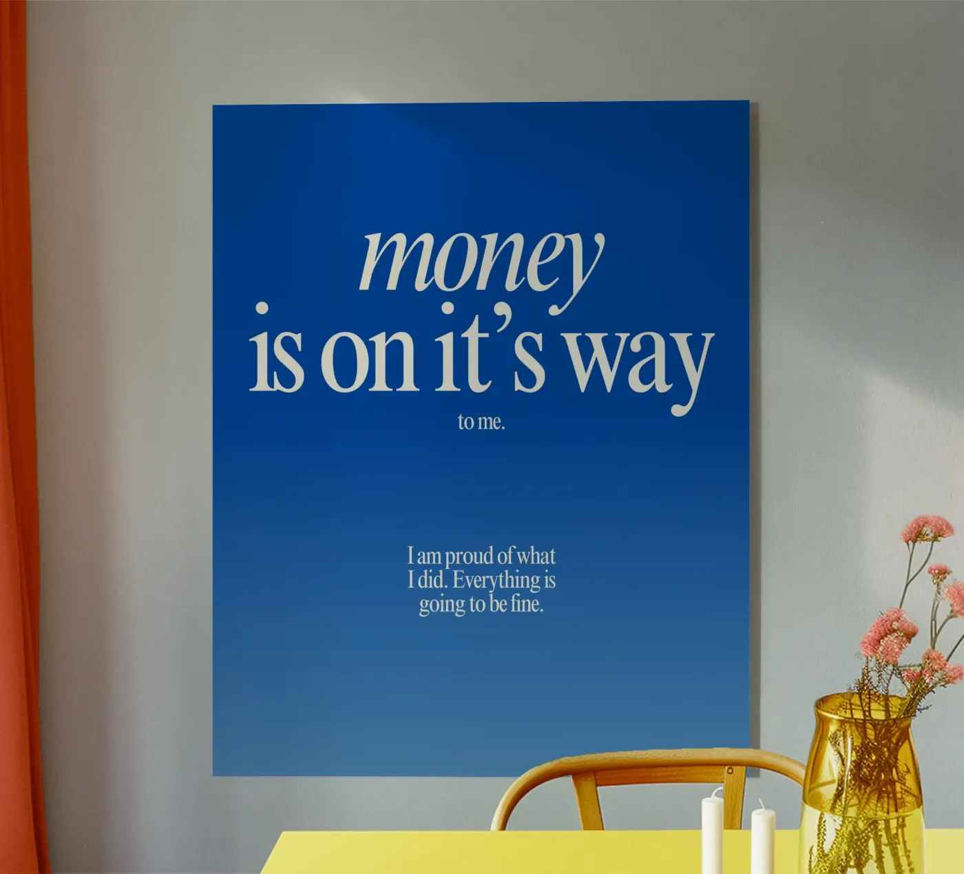 money Acryl-Glas von pixelflow