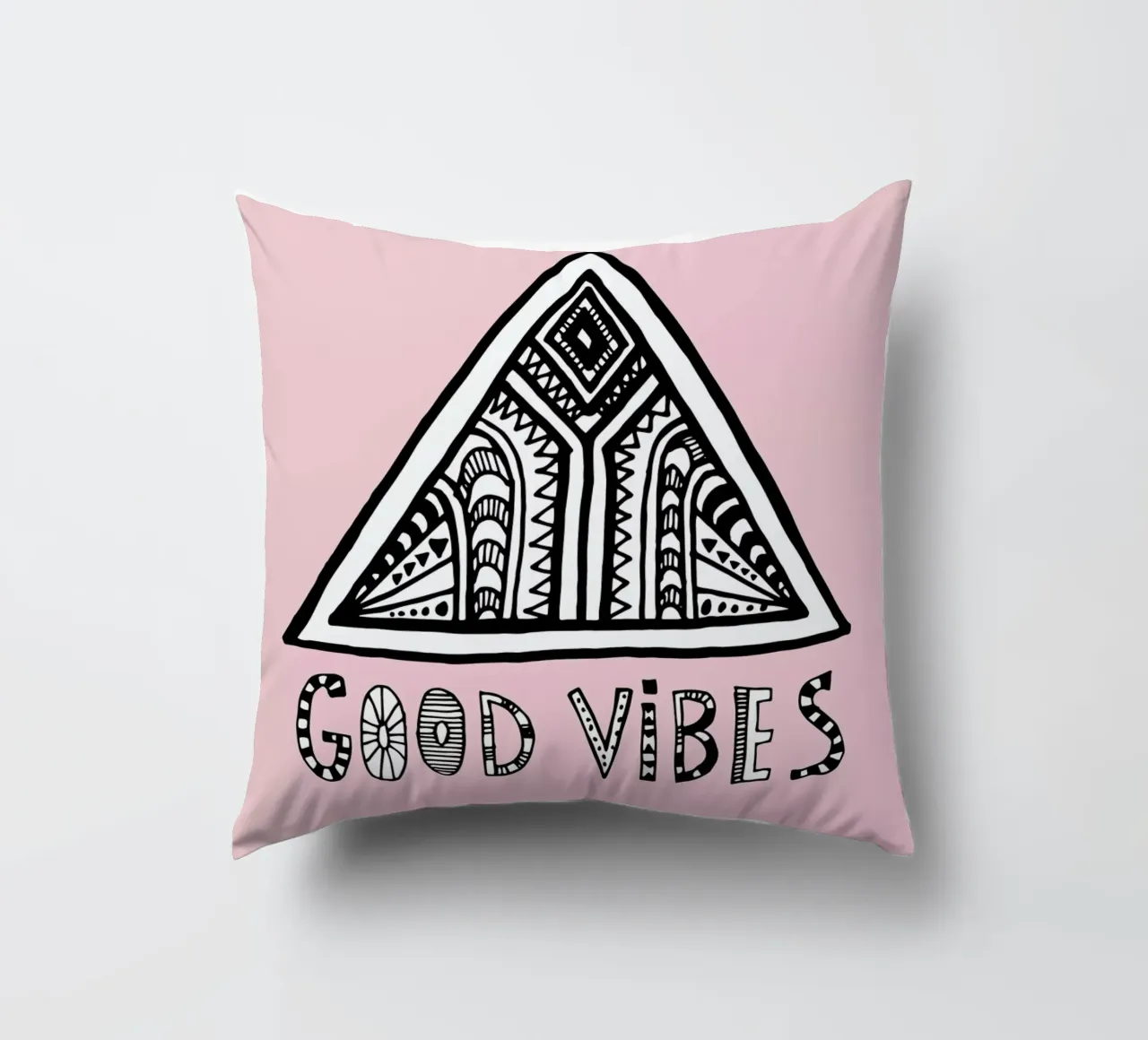 Good Vibes Pink Blue cuscino da Vasare Nar