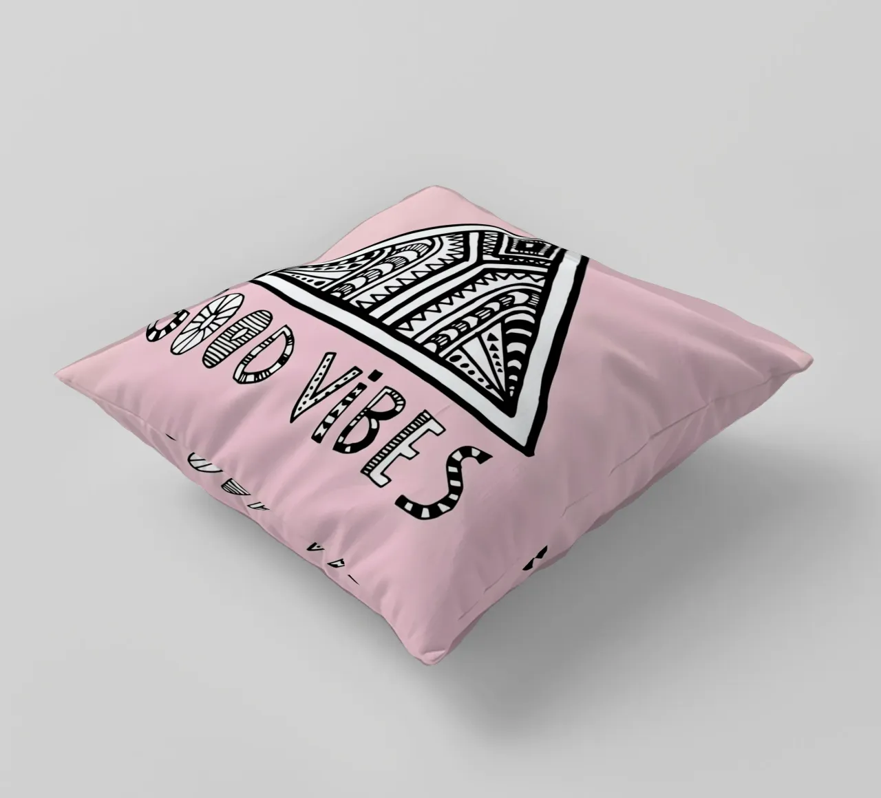 Good Vibes Pink Blue cuscino da Vasare Nar