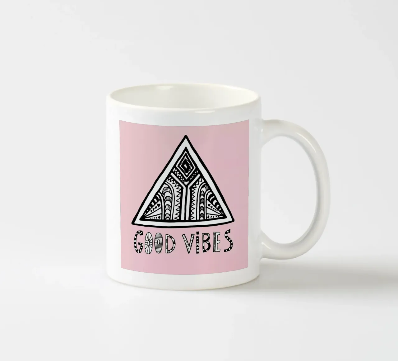 Good Vibes Pink Blue tazza in ceramica da Vasare Nar