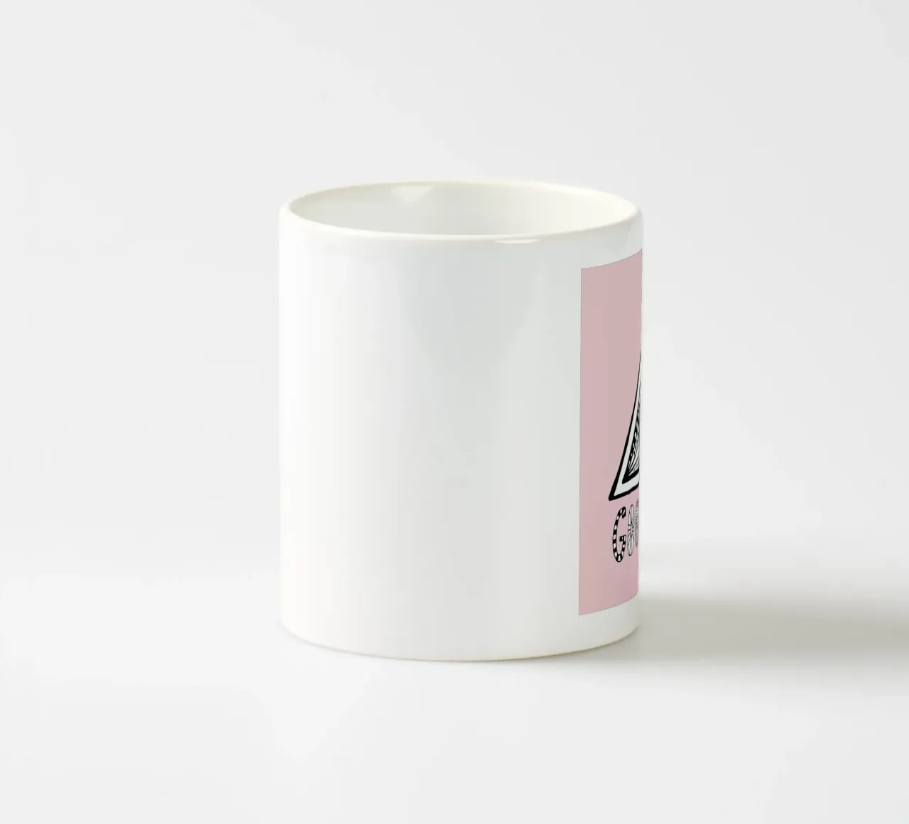 Good Vibes Pink Blue tazza in ceramica da Vasare Nar