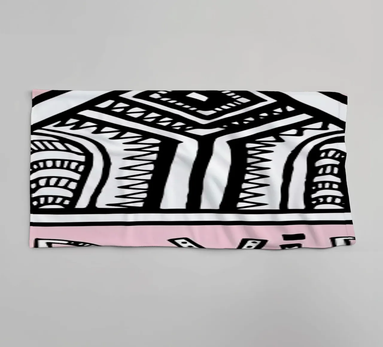 Good Vibes Pink Blue asciugamano da bagno da Vasare Nar