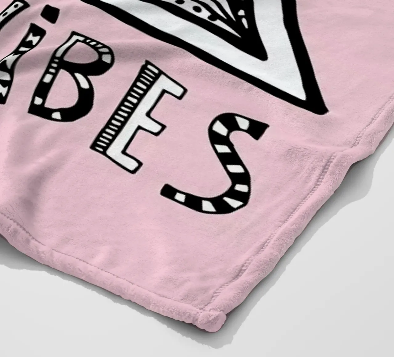 Good Vibes Pink Blue coperta in pile da Vasare Nar