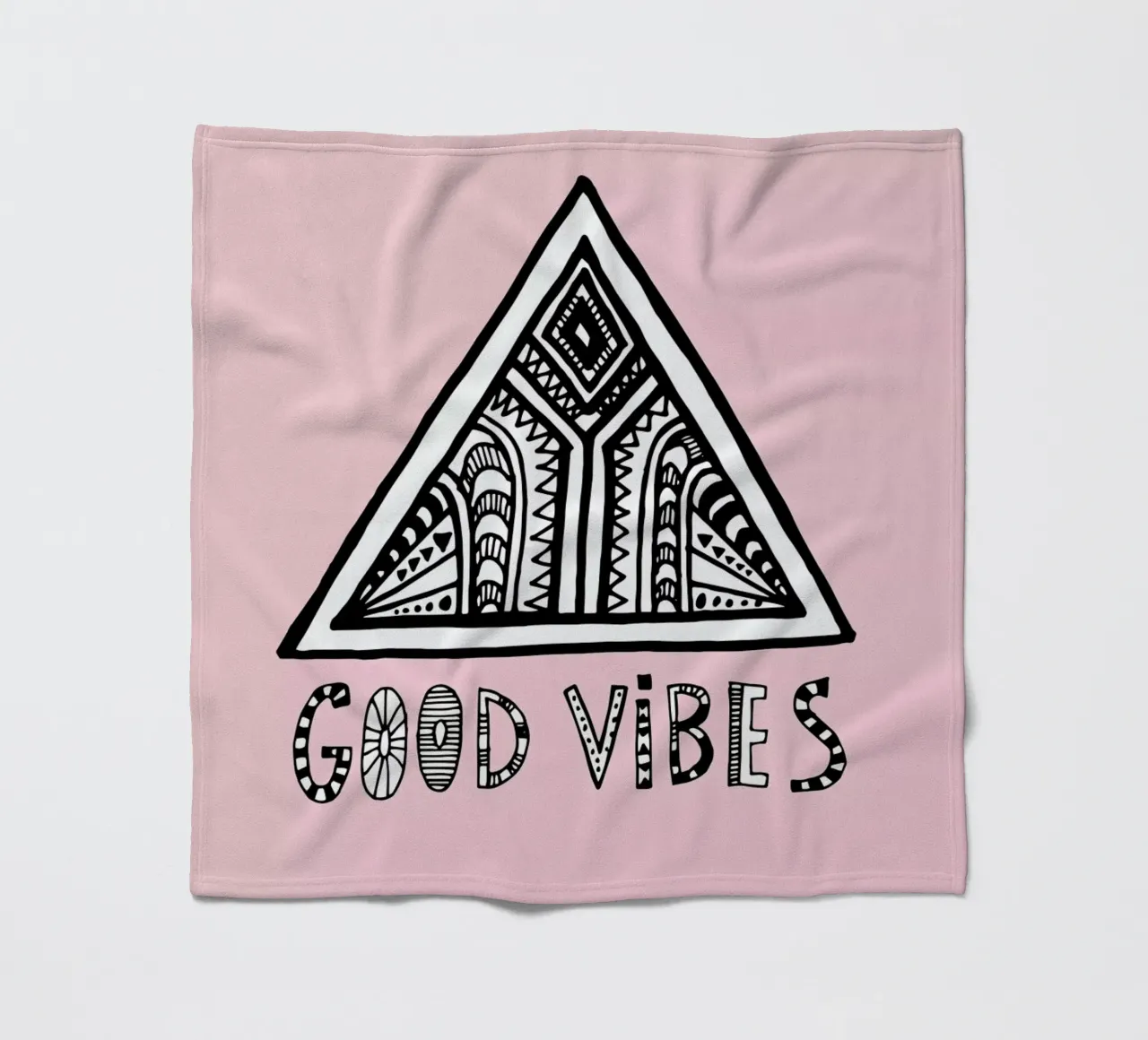 Good Vibes Pink Blue coperta in pile da Vasare Nar