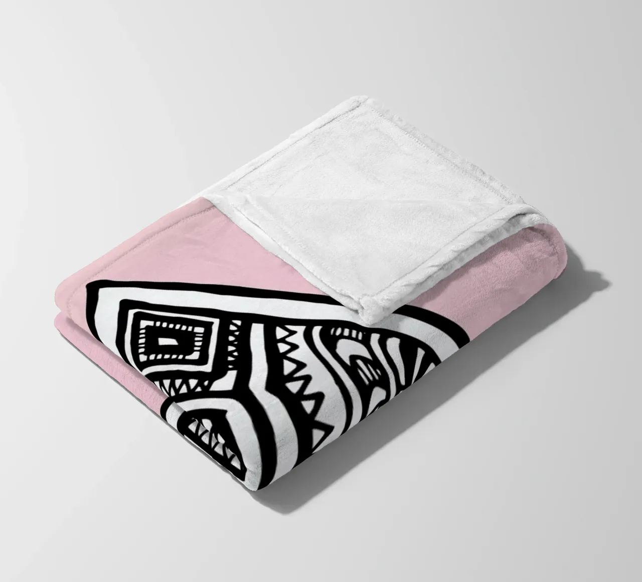 Good Vibes Pink Blue coperta in pile da Vasare Nar