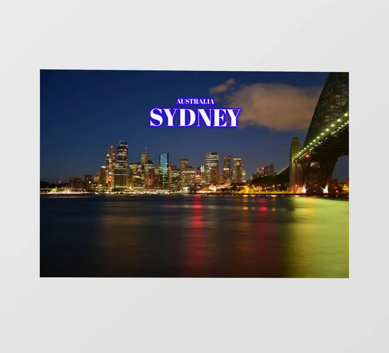 Milsons Point Sydney - Australien Backlit Folie von surfer28