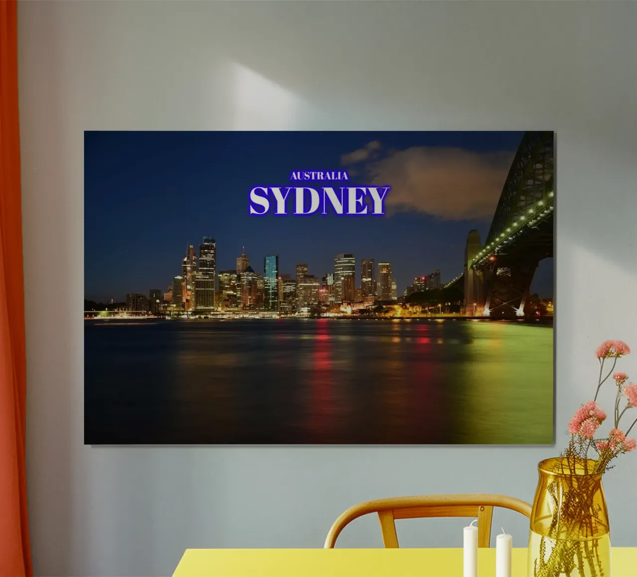 Milsons Point Sydney - Australia poster con telaio in alluminio da surfer28