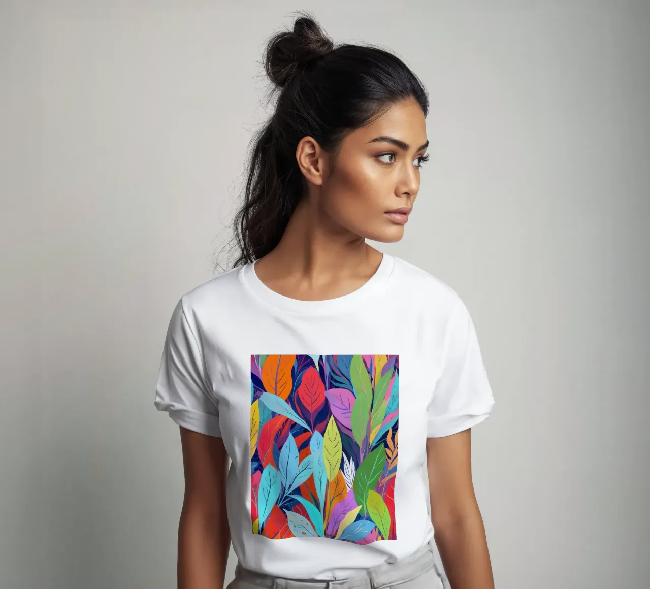 Psychedelic Forest Nature Botanical Jungle Maximalist t-shirt by 83oranges