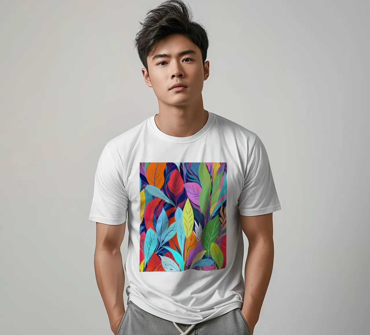 Psychedelic Forest Nature Botanical Jungle Maximalist t-shirt by 83oranges