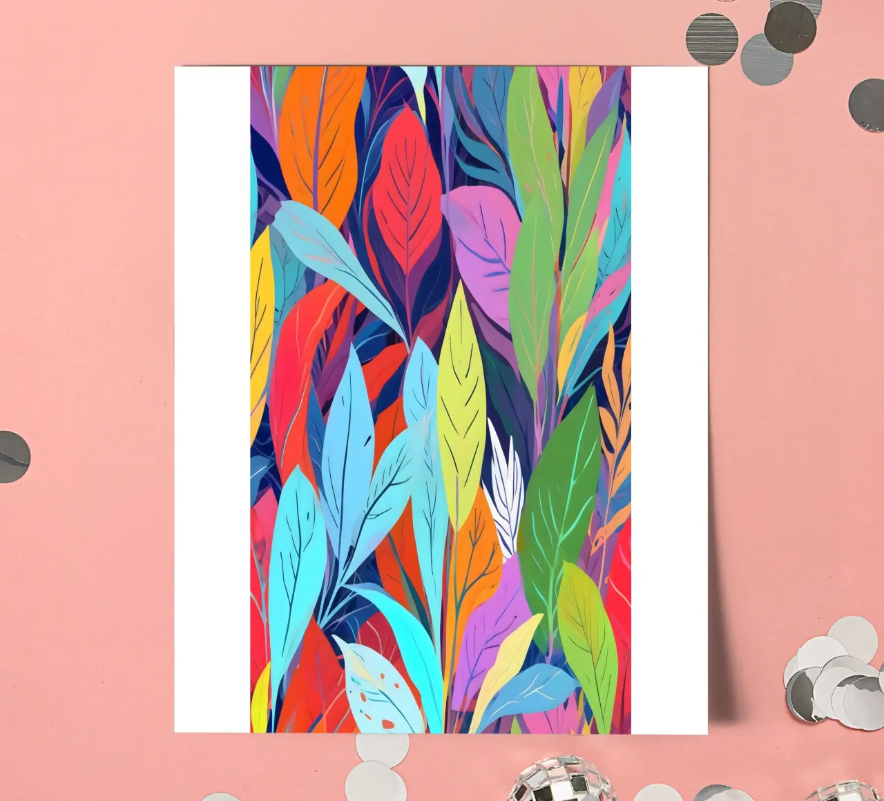 Psychedelic Forest Nature Botanical Jungle Maximalist sticker sheet by 83oranges