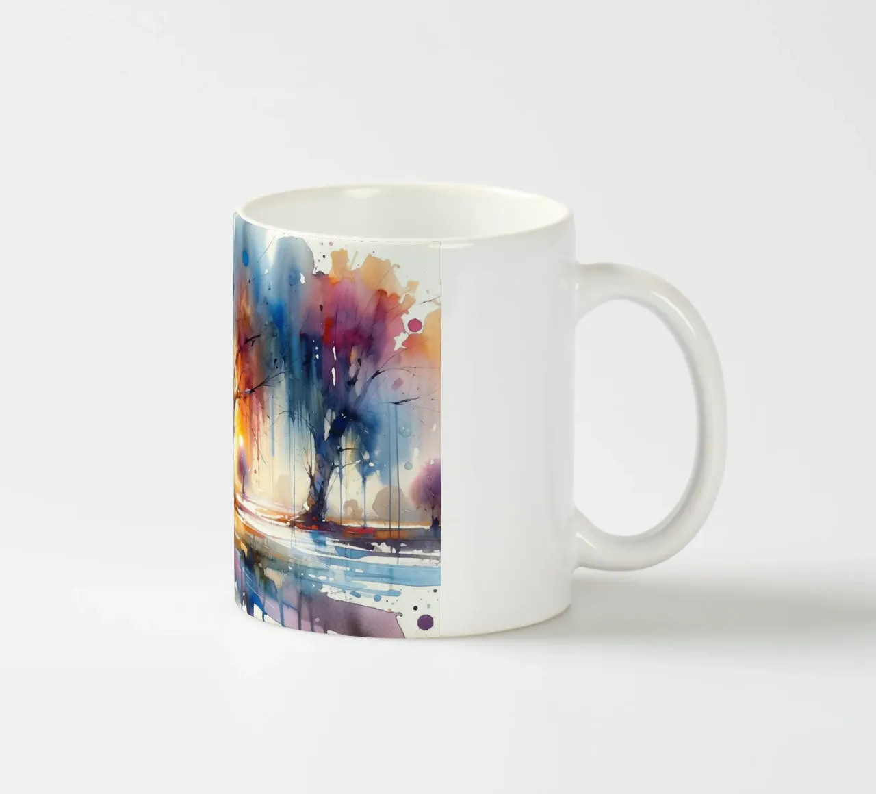 Spettro arboreo tazza in ceramica da Chromatic Fusion Studio