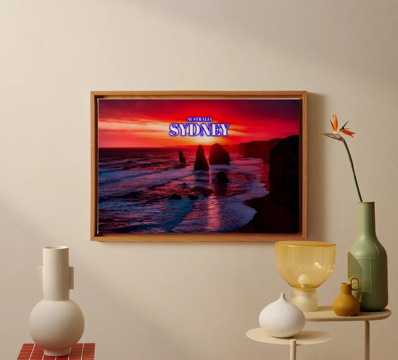 Twaalf Apostelen Sydney - Australië canvas met Baklijst van surfer28