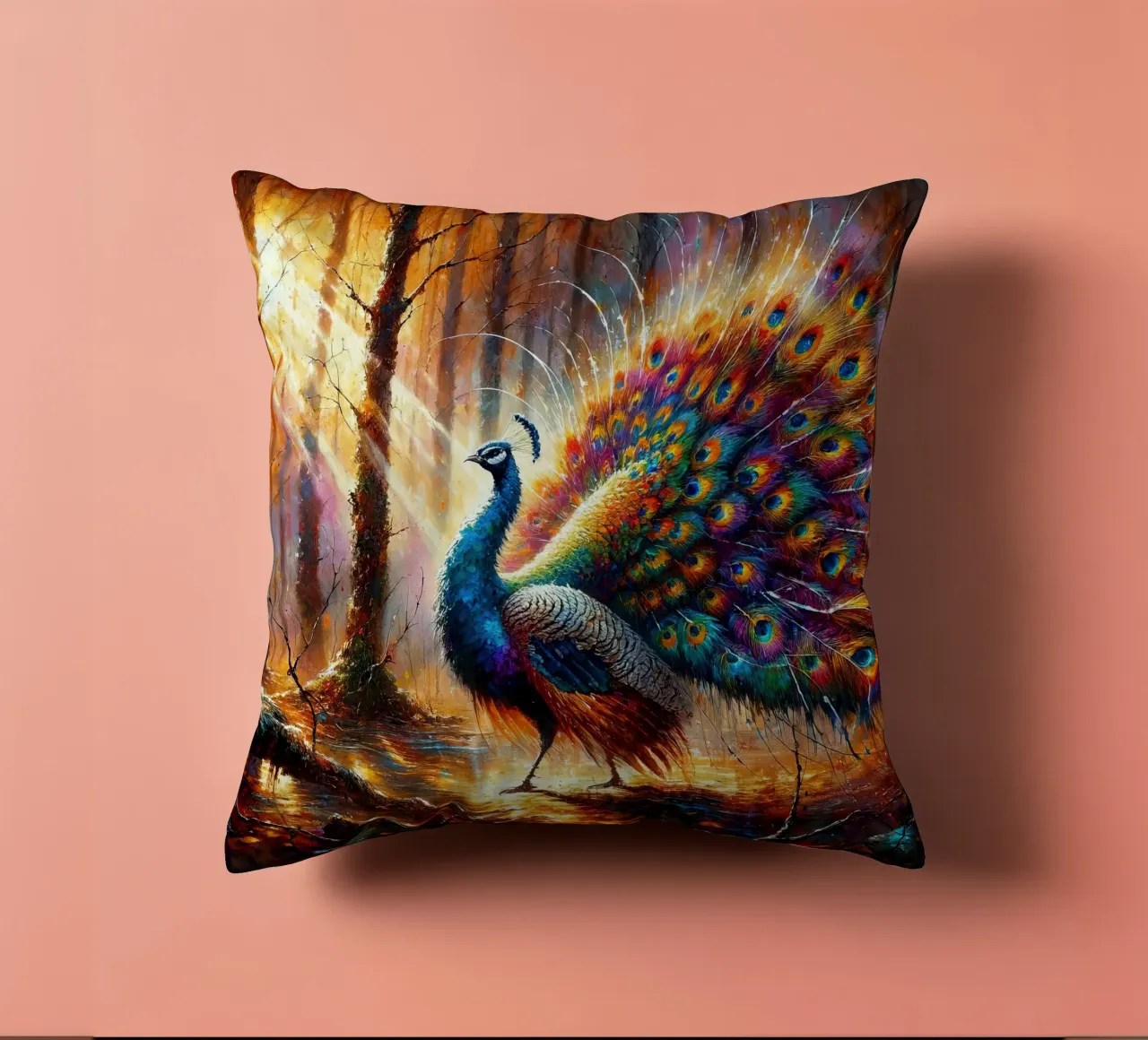 Maestà d'autunno cuscino da Chromatic Fusion Studio