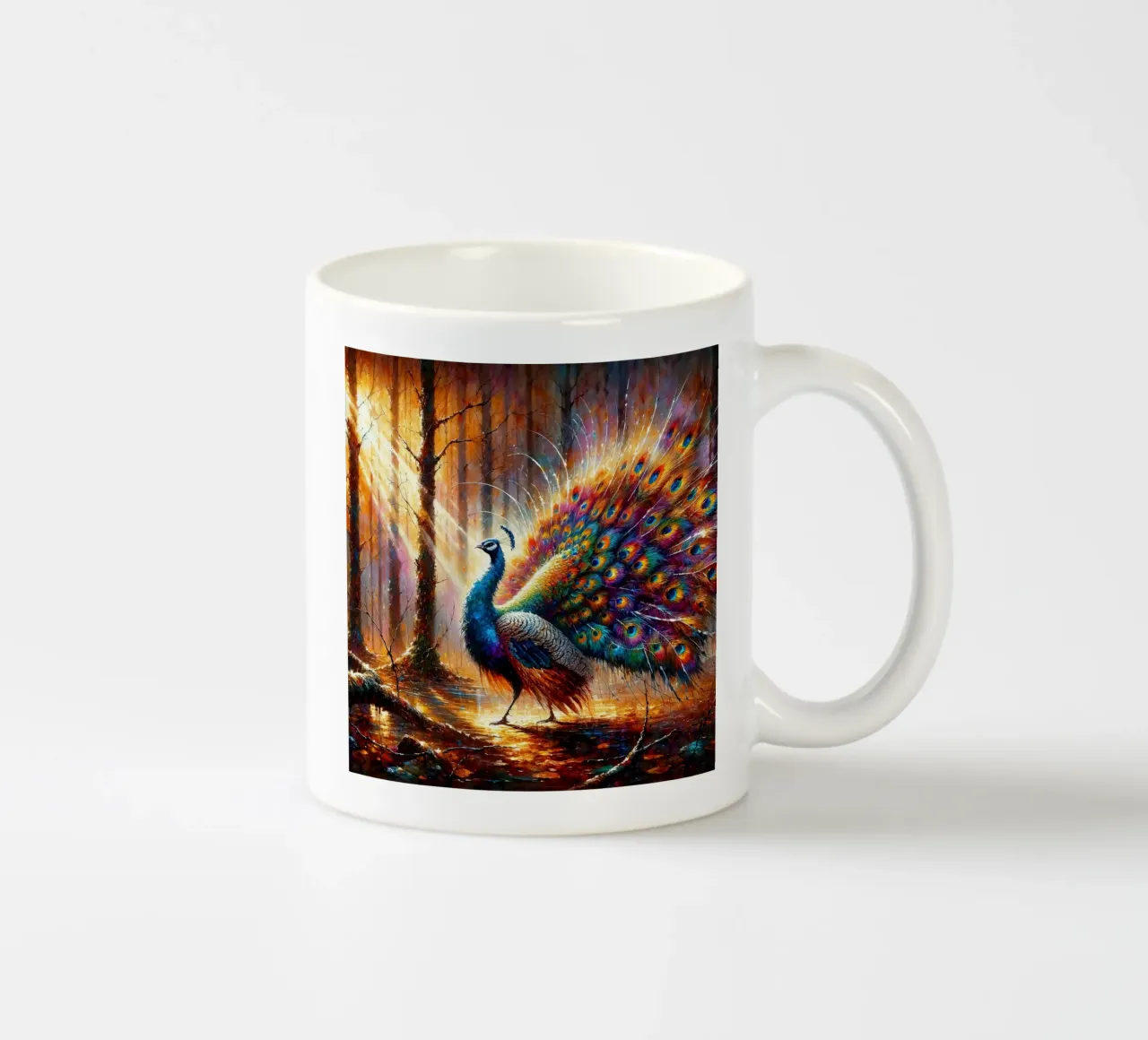 Maestà d'autunno tazza in ceramica da Chromatic Fusion Studio