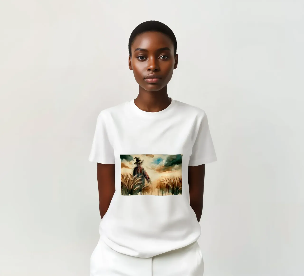 Prenditore di grano d'autunno t-shirt da Chromatic Fusion Studio