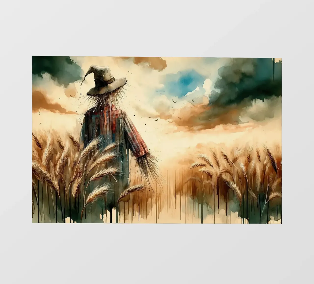 Prenditore di grano d'autunno pellicola backlit da Chromatic Fusion Studio