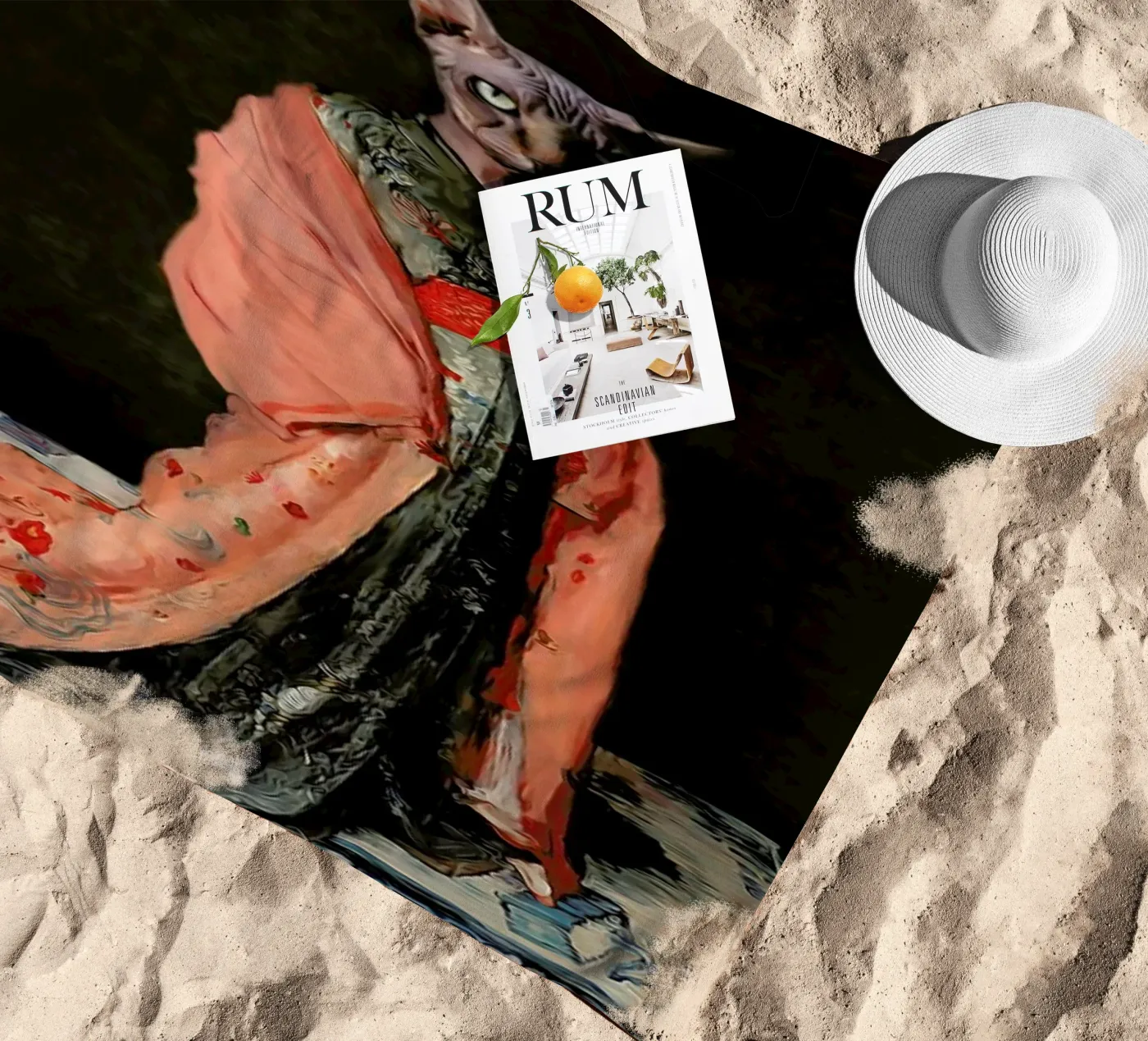 Indy beach towel by Tein Lucasson