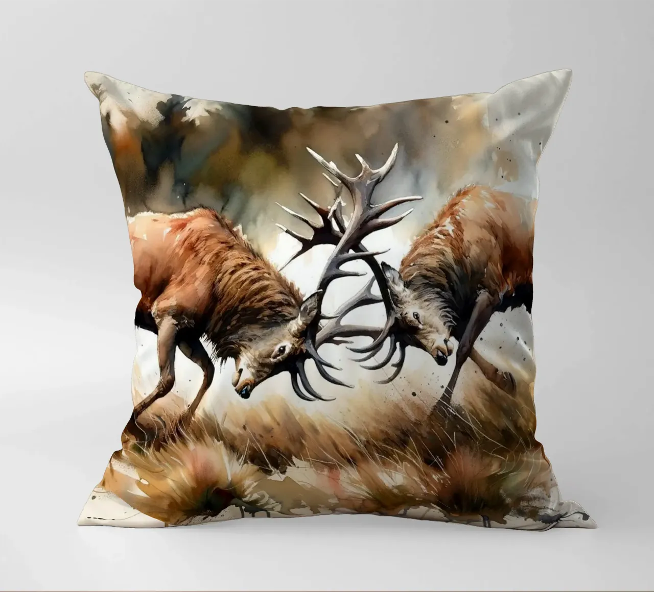 Battaglia della foresta cuscino da Chromatic Fusion Studio
