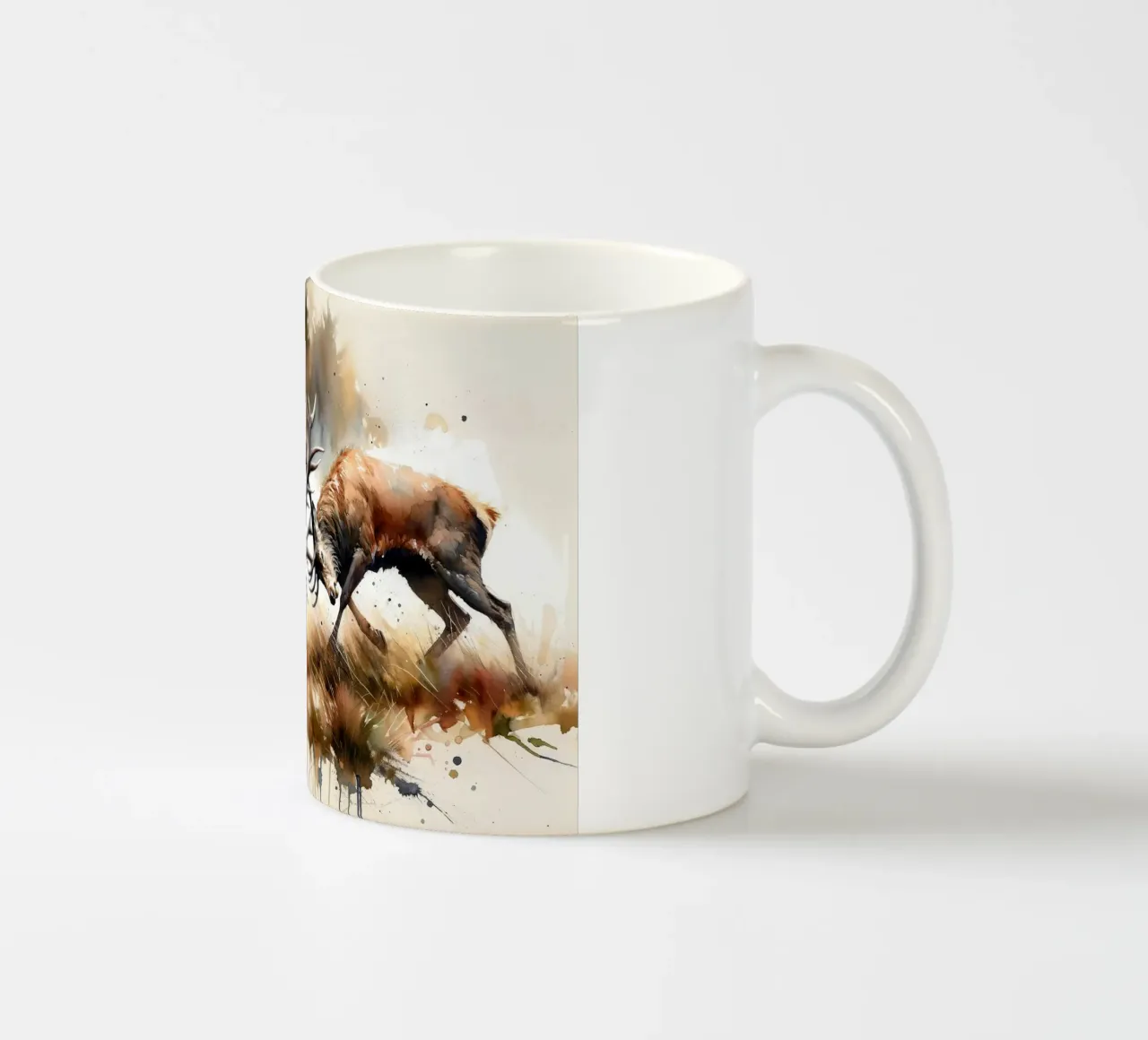 Battaglia della foresta tazza in ceramica da Chromatic Fusion Studio
