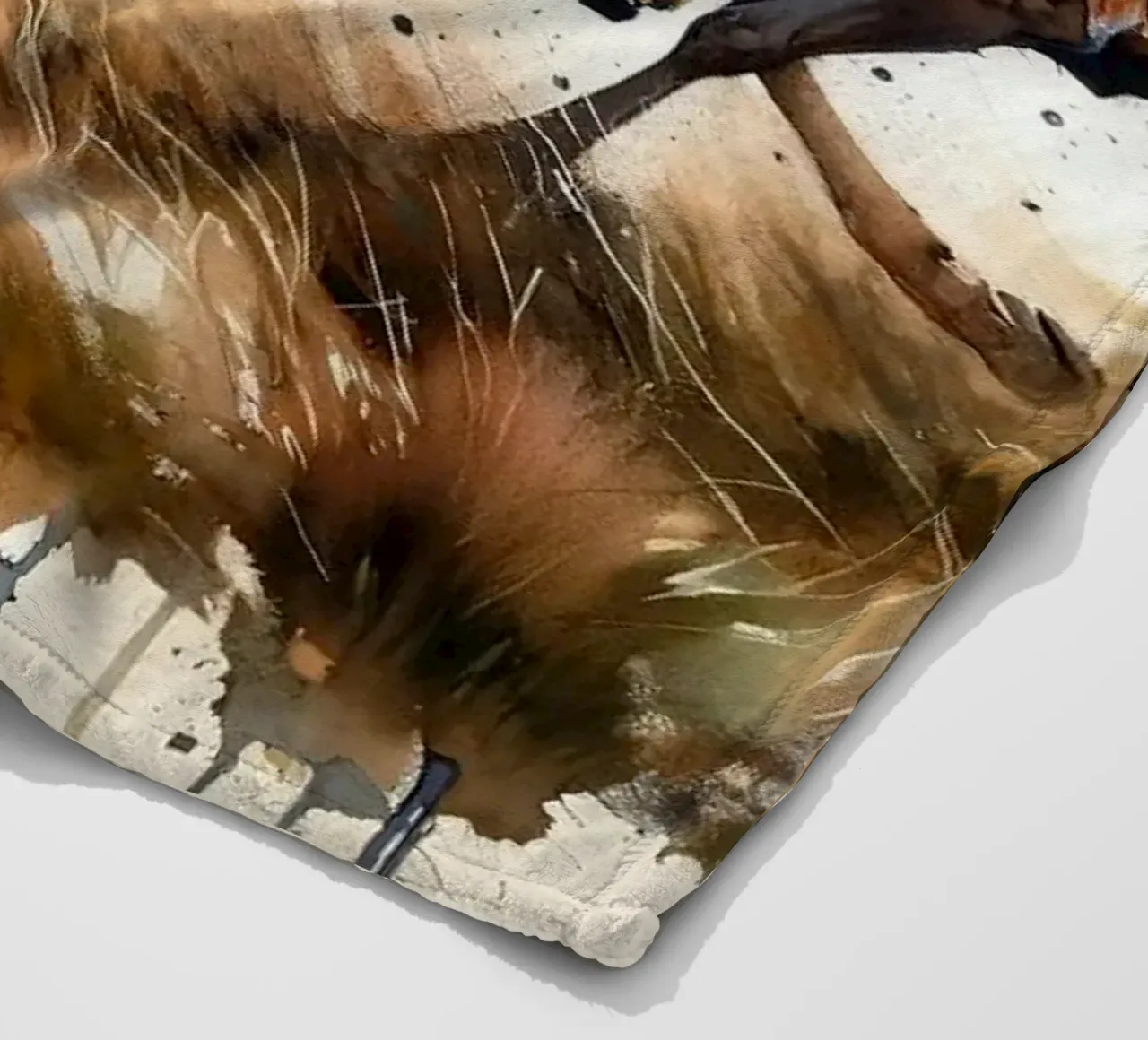 Battle of the Forest fleece blanket by Chromatic Fusion Studio