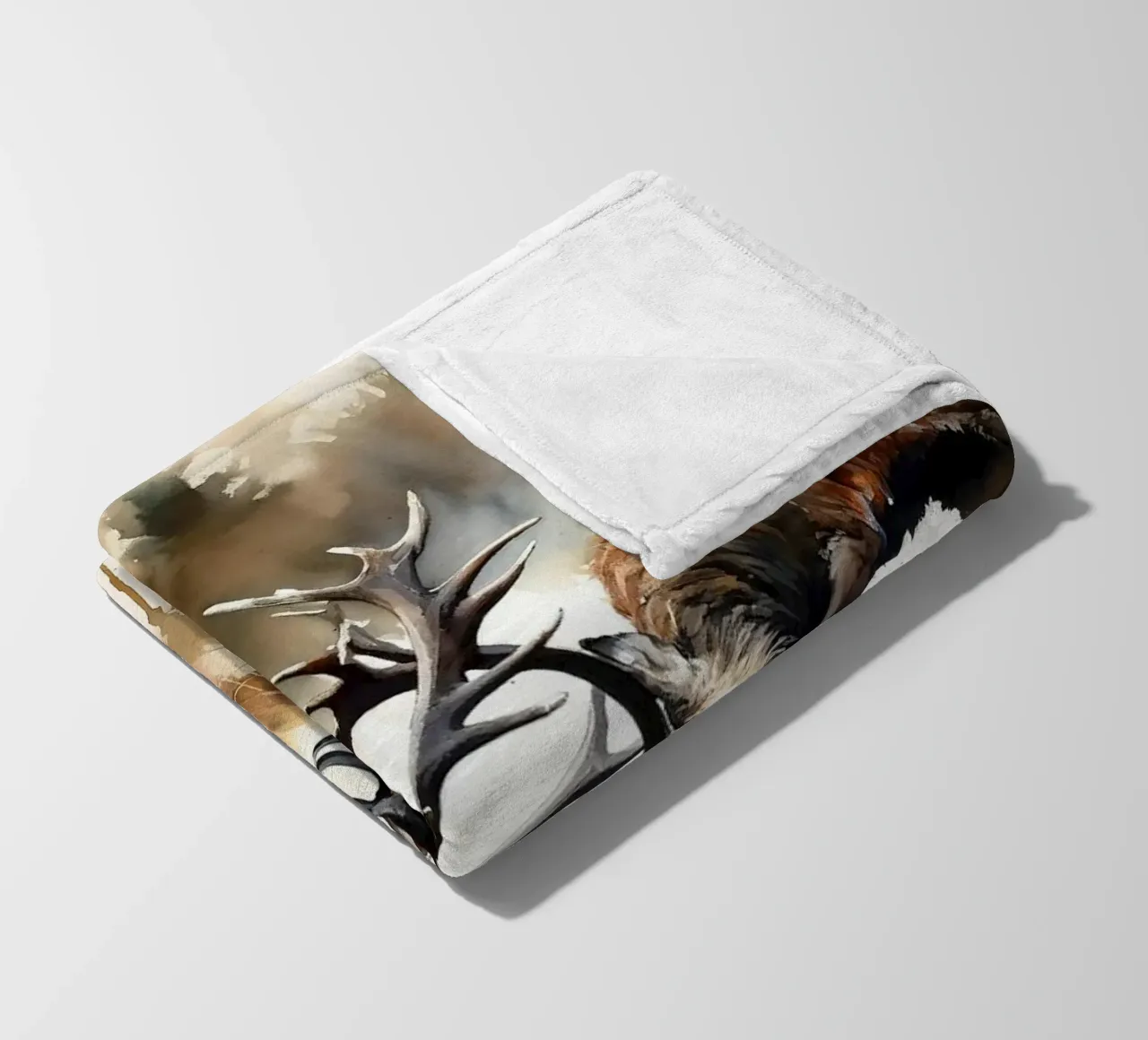 Battle of the Forest fleece blanket by Chromatic Fusion Studio