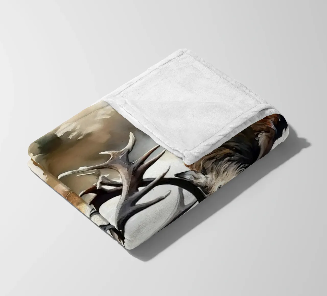 Battle of the Forest fleece blanket by Chromatic Fusion Studio