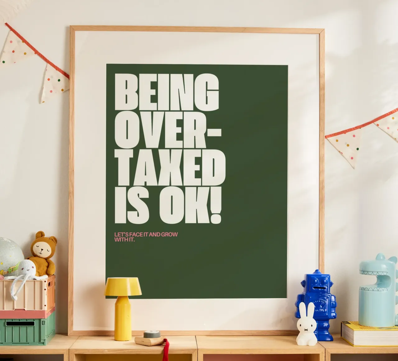 I am overtaxed carta hahnemühle da Ambition Wall