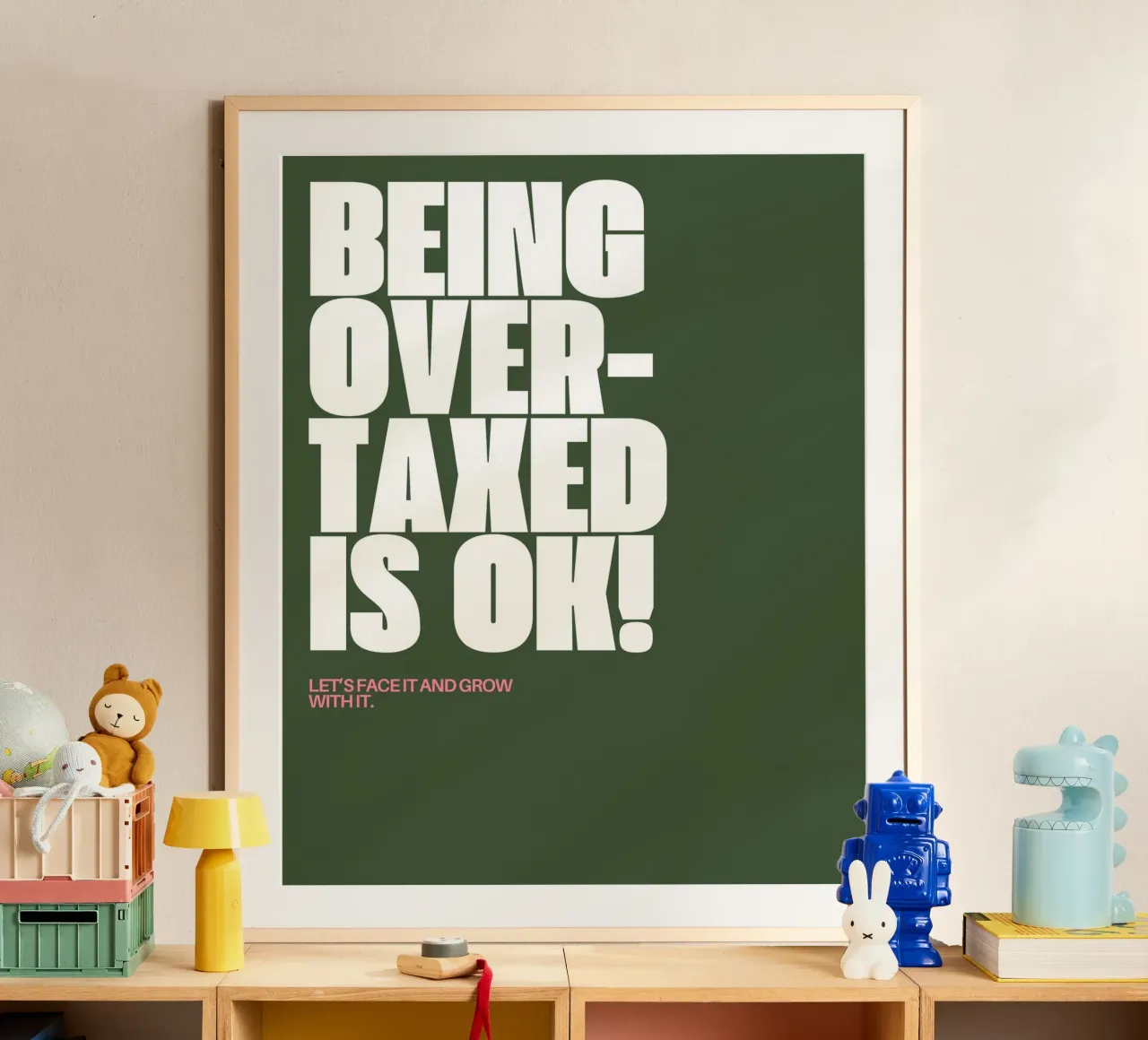 I am overtaxed carta hahnemühle da Ambition Wall
