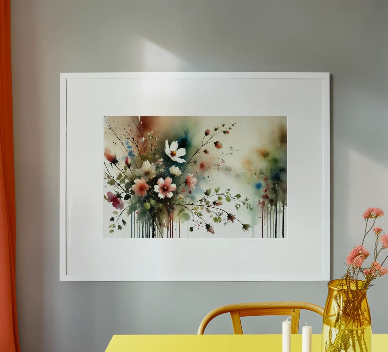 Sinfonía en flor poster de Chromatic Fusion Studio