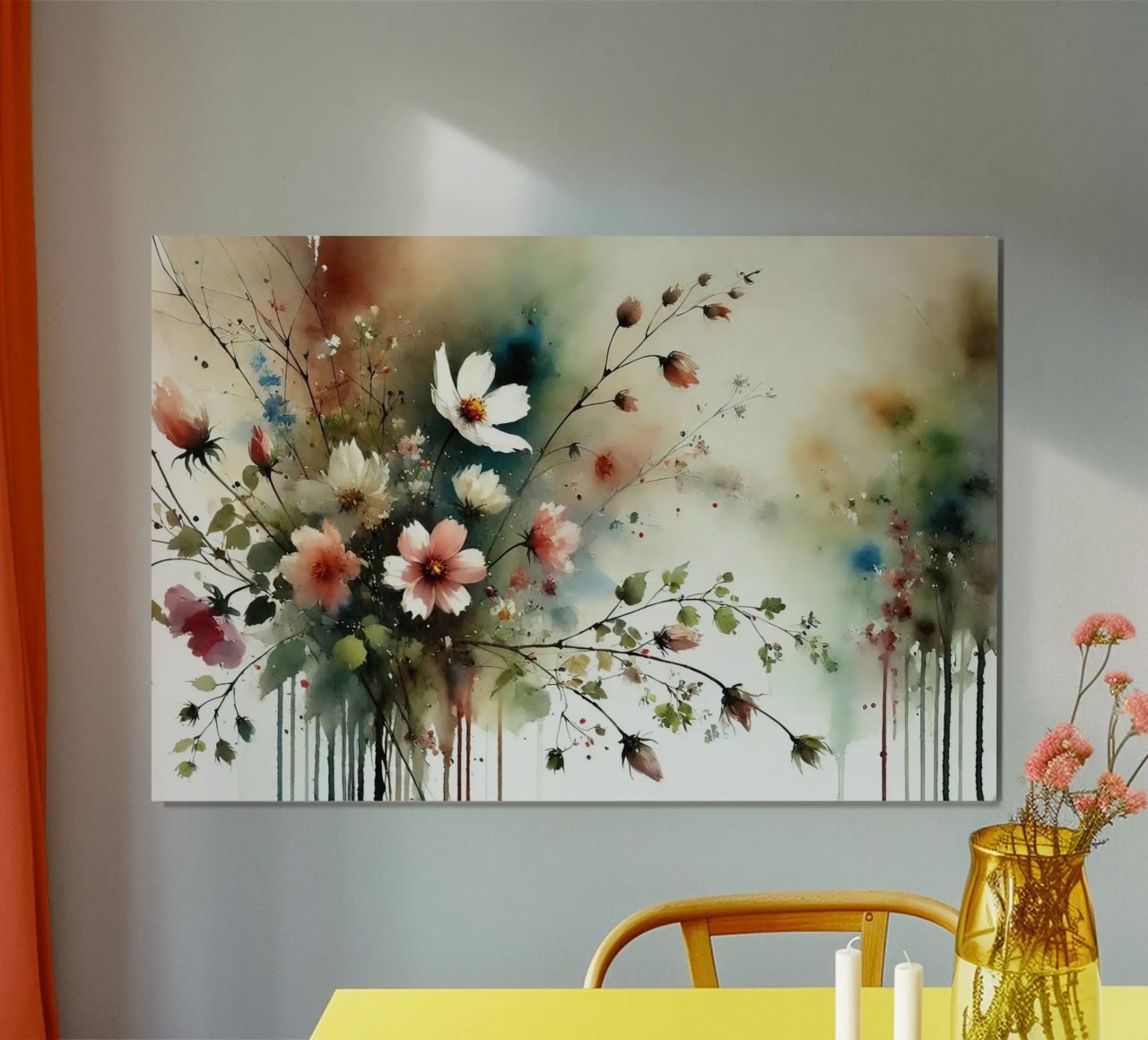 Sinfonía en flor poster de Chromatic Fusion Studio