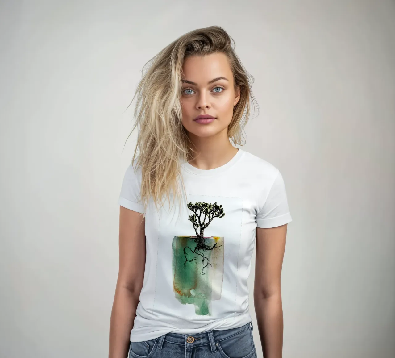 Crassula women's fitted t-shirt by Shot By Clint