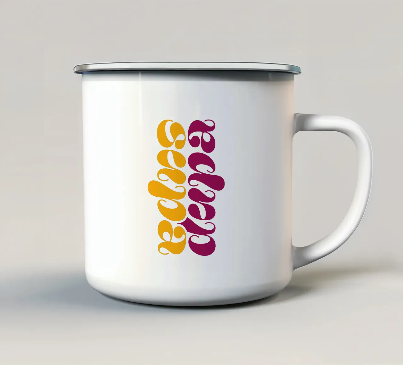Supa Dupa taza de esmalte de Typehype