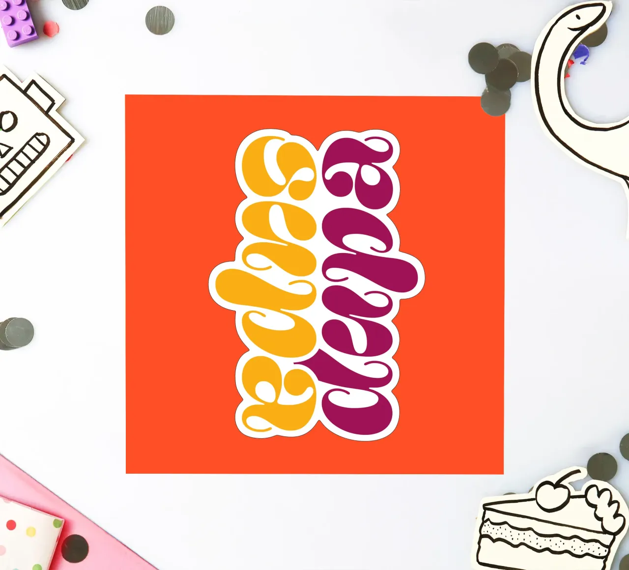 Supa Dupa sticker van Typehype