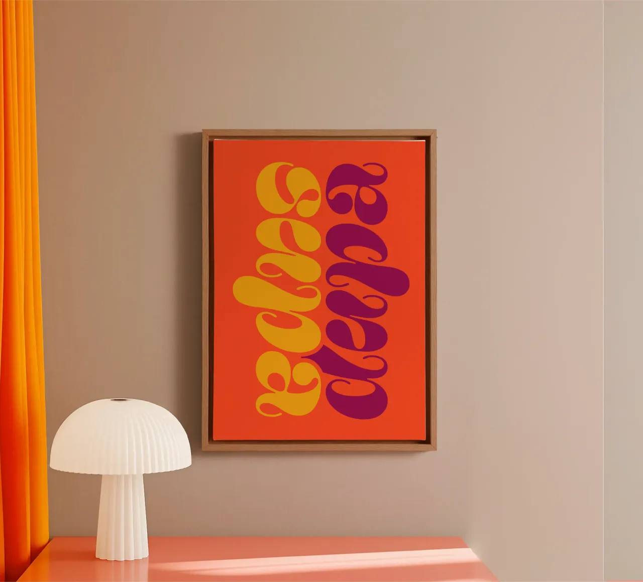 Supa Dupa tela con Cornice a cassetta da Typehype