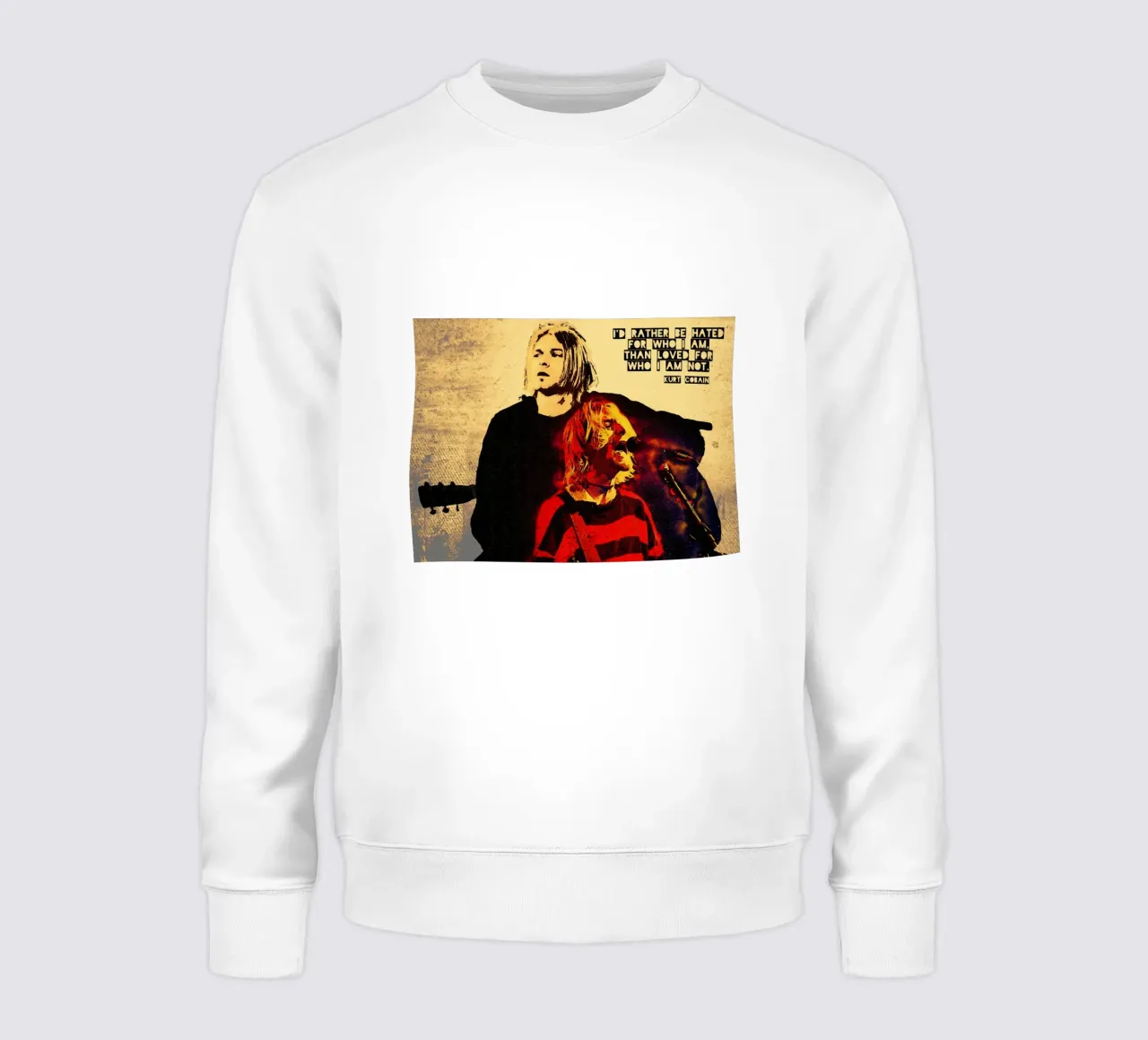 Ich würde lieber gehasst werden Für das, was ich bin Sweatshirt von Gunawan Rb