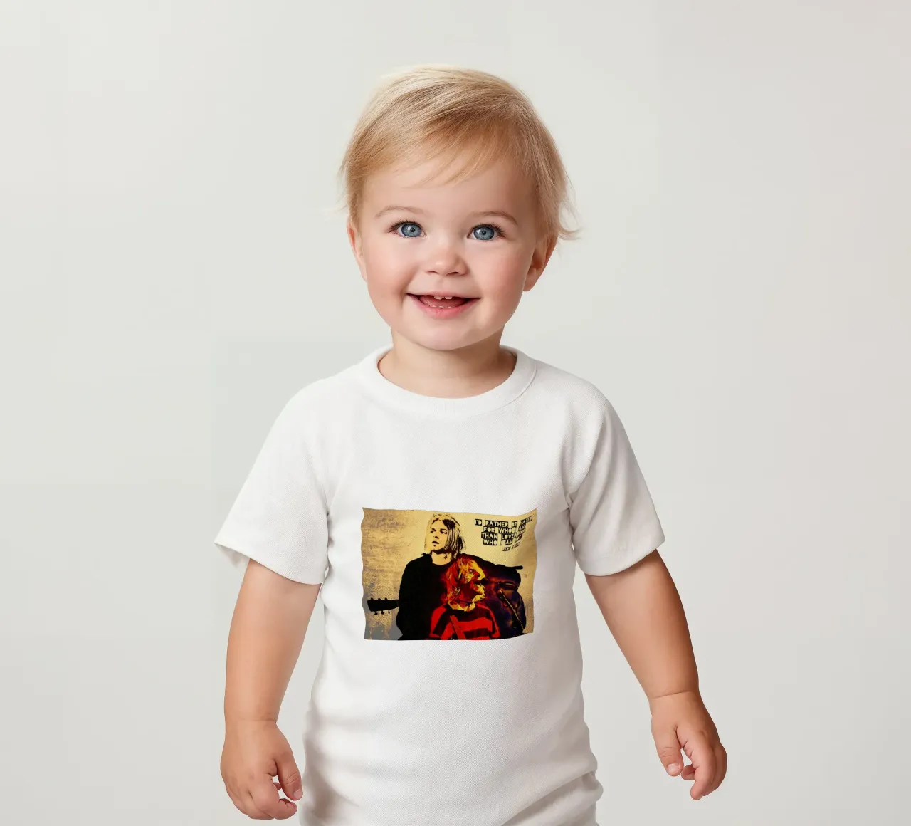 I'd rather be hated For who i am baby t-shirt by Gunawan Rb