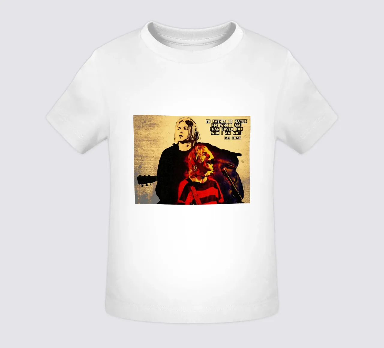 I'd rather be hated For who i am baby t-shirt by Gunawan Rb