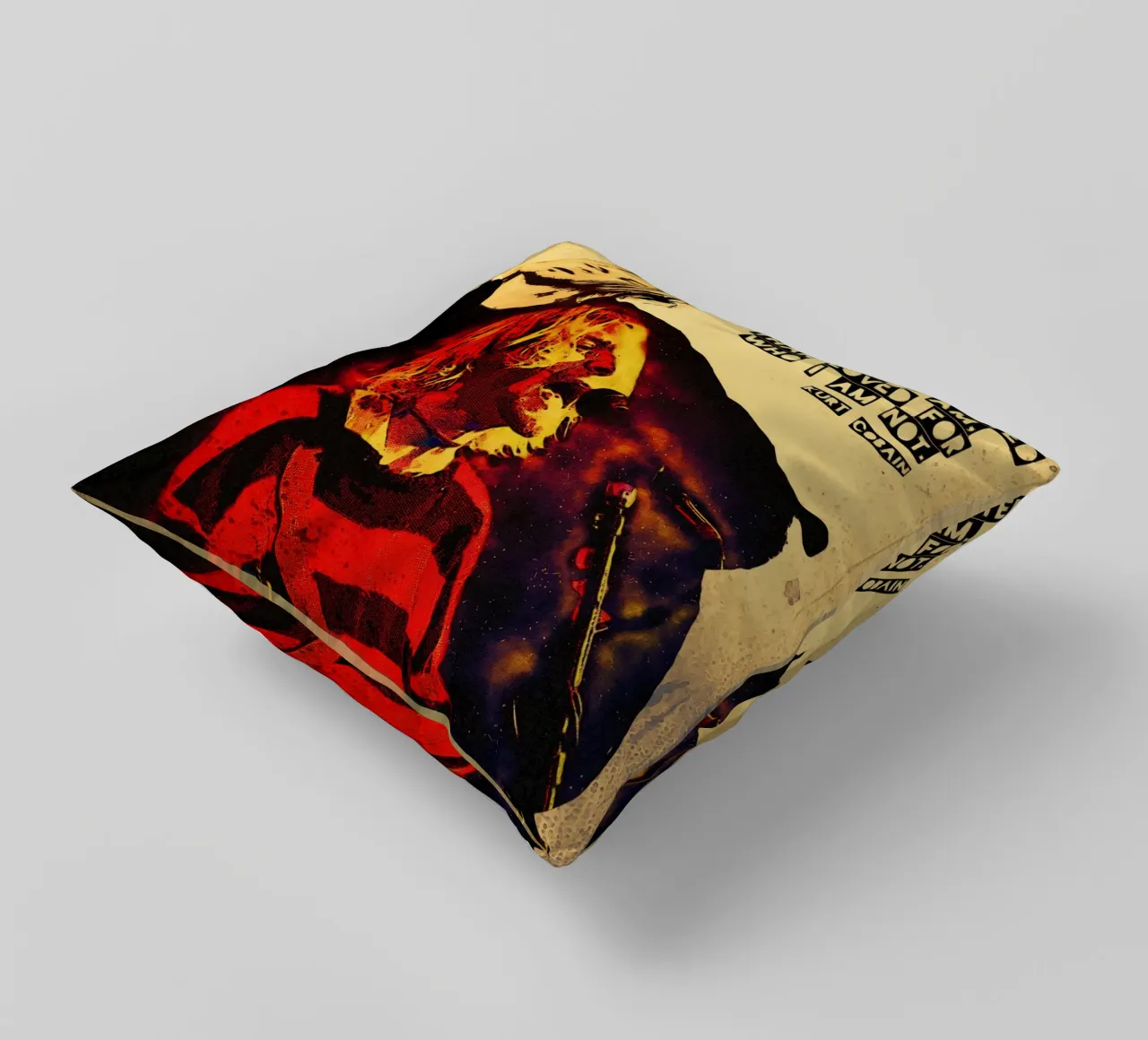 I'd rather be hated For who i am decorative cushion by Gunawan Rb