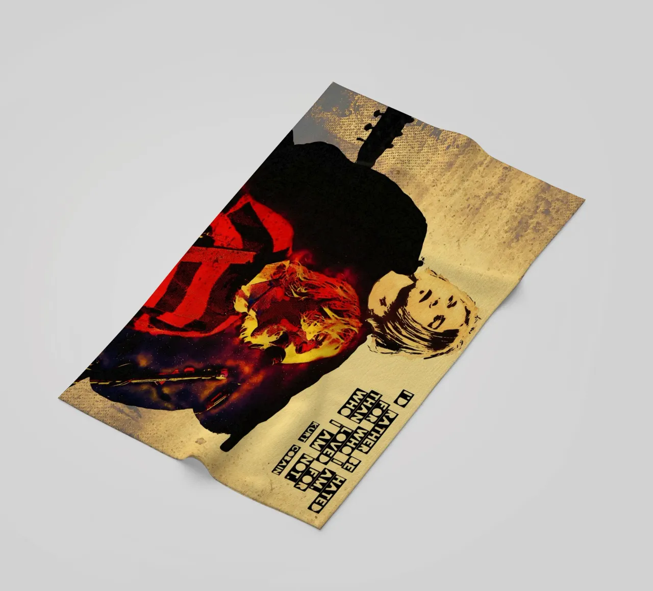 I'd rather be hated For who i am beach towel by Gunawan Rb