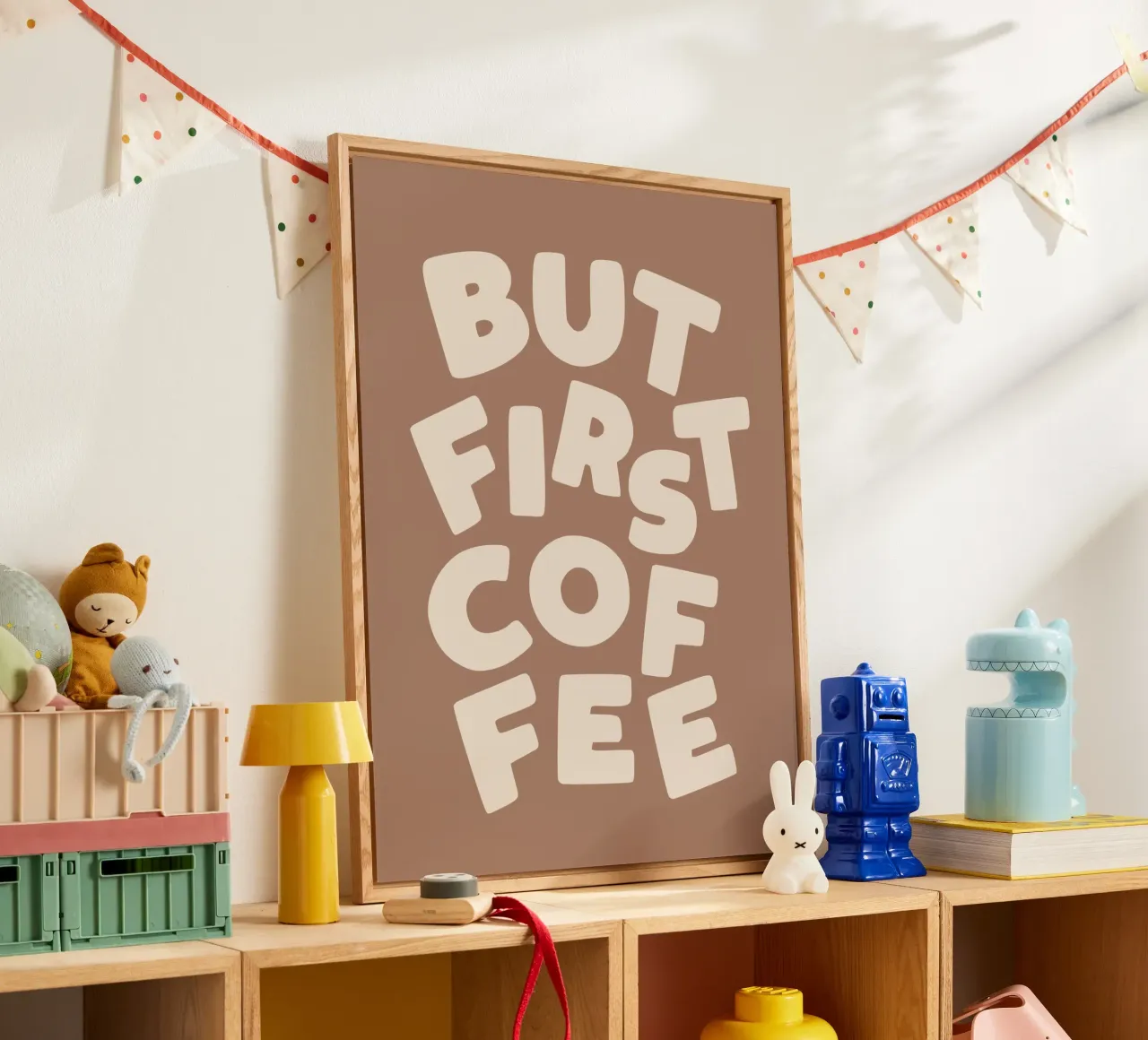 Ma prima il caffè Disegnato a mano Tipografia Decorazione per la cucina plexiglass da THE MOTIVATED TYPE