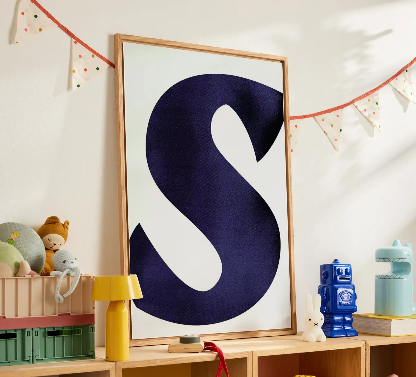 Navy S acryl van petiteCAPS
