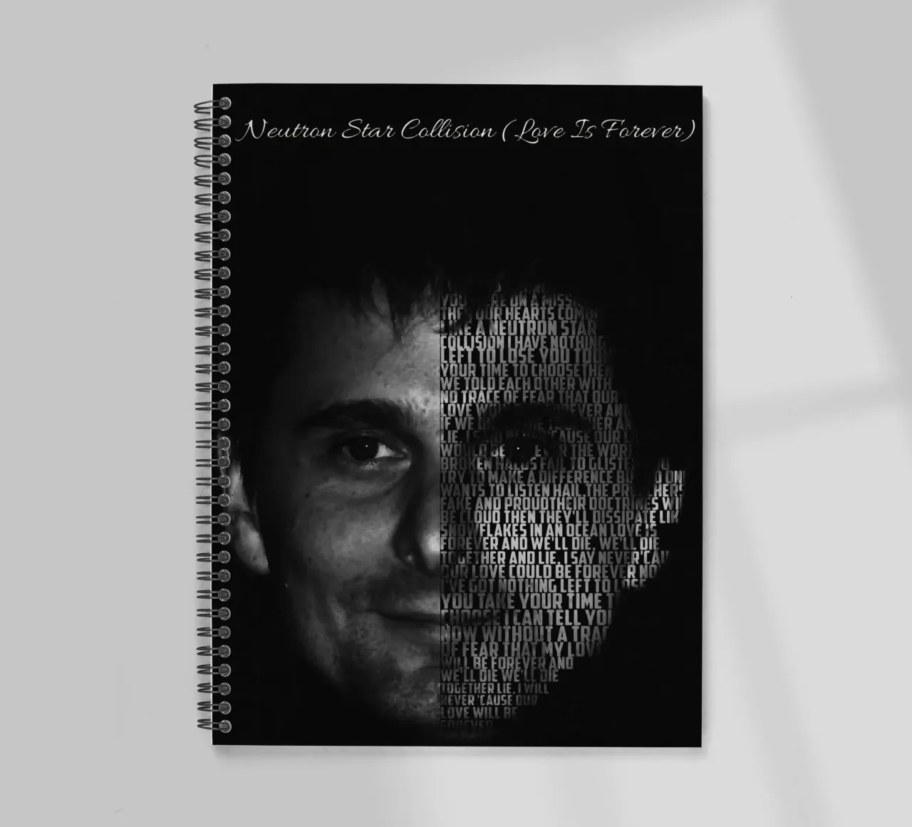 Collision d'étoiles à neutrons (L'amour est éternel) carnet à spirale de Gunawan Rb