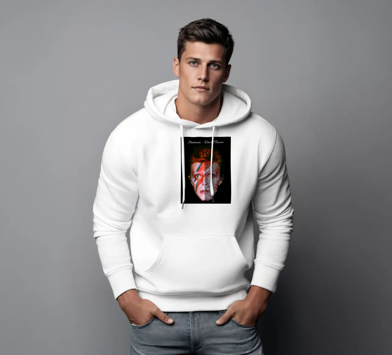Starman felpa con cappuccio da Gunawan Rb