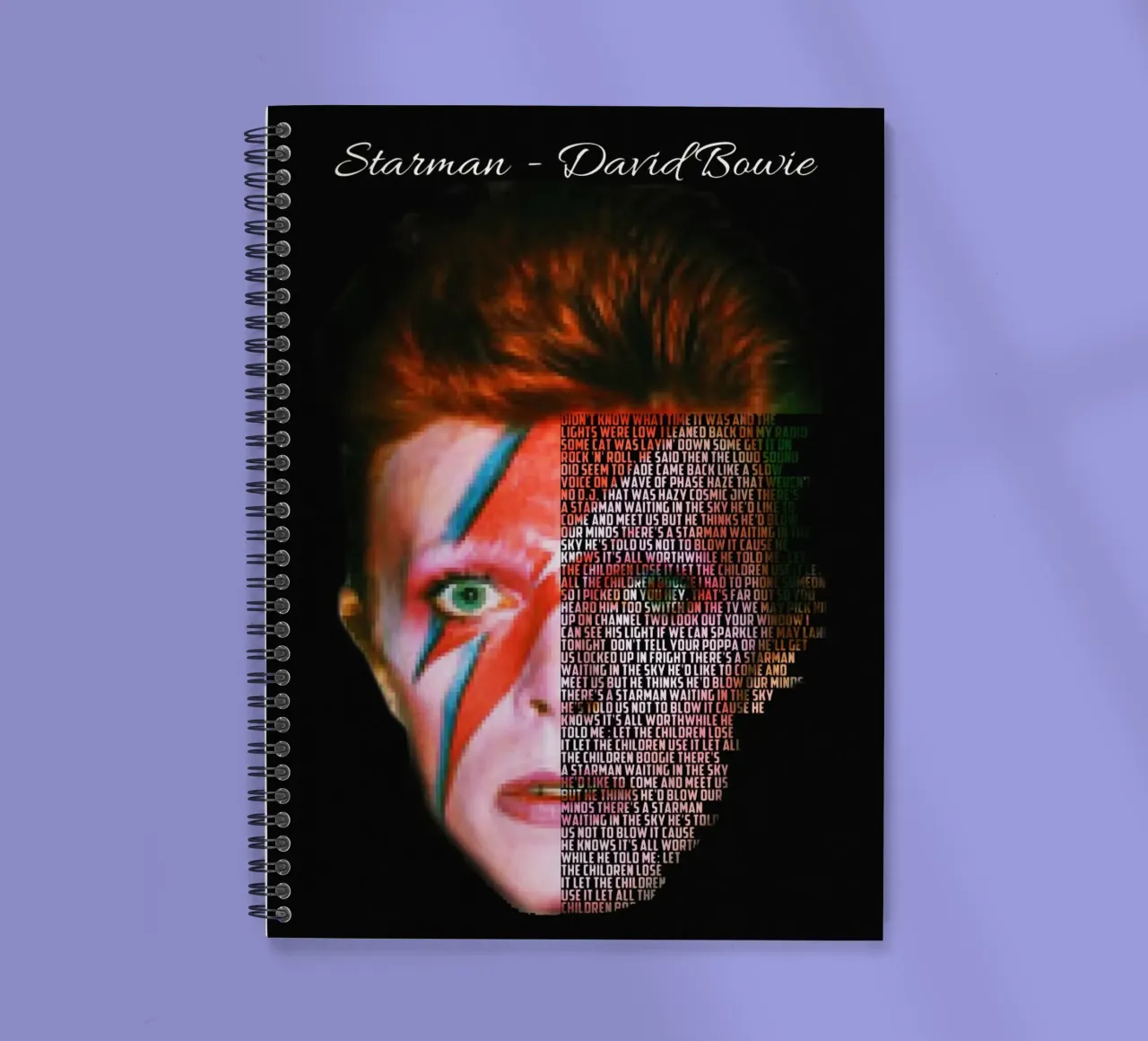 Starman spiral notebook by Gunawan Rb