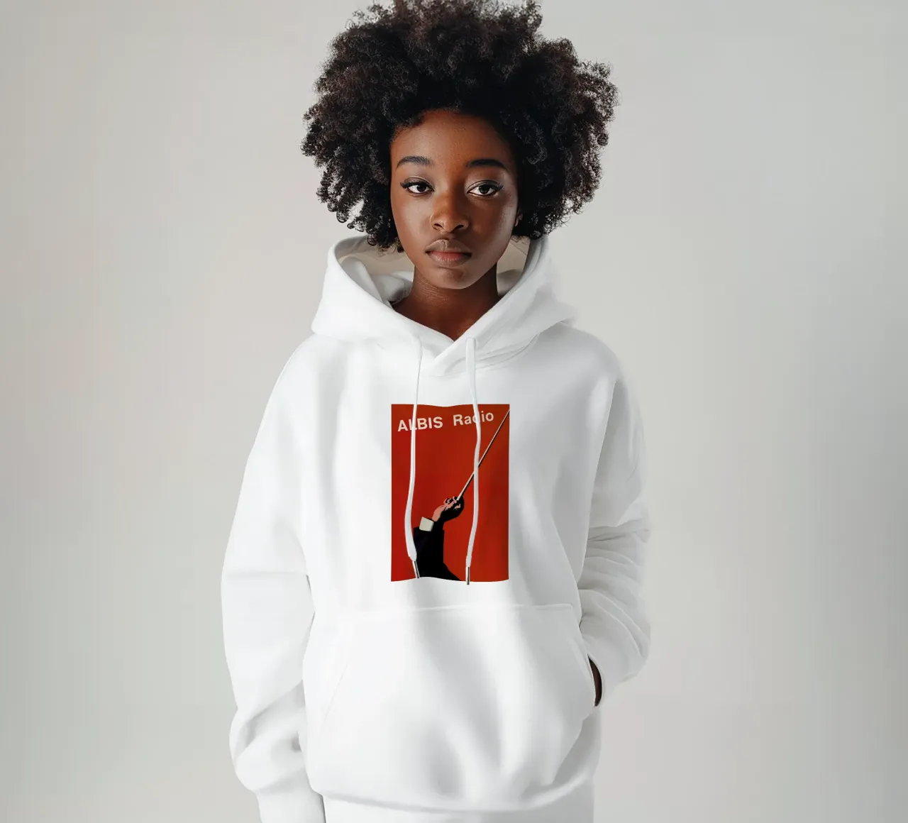 Tune In Hoodie von Hemingway Design