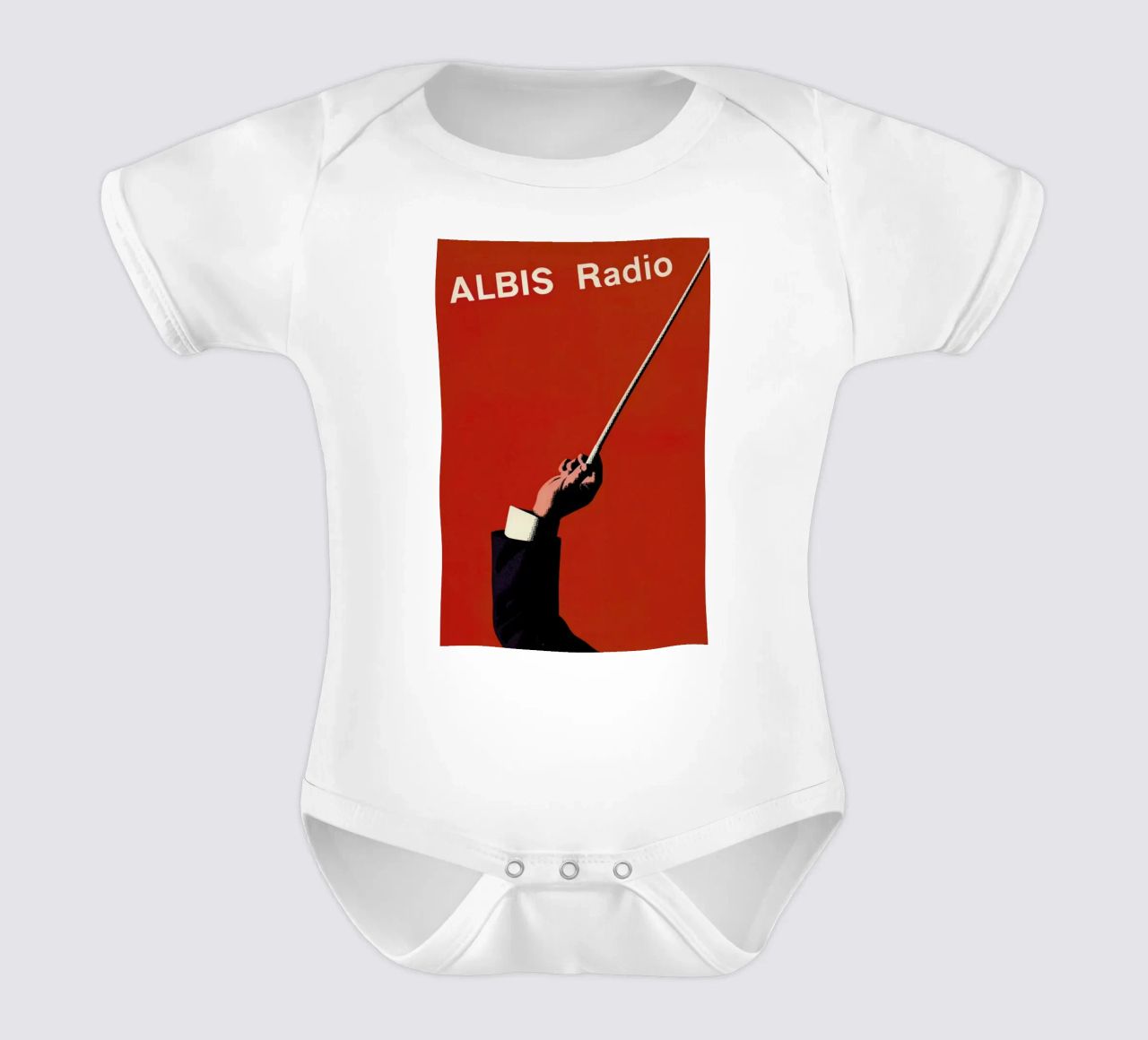 Tune In body neonato maniche corte da Hemingway Design