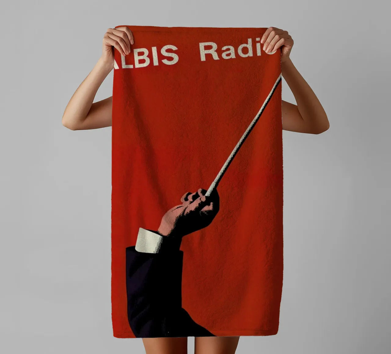 Tune In towel by Hemingway Design